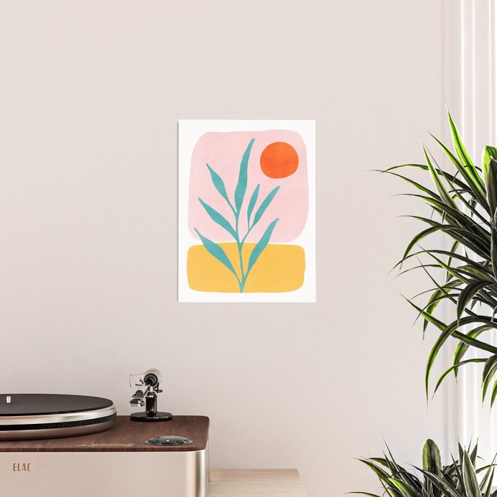 The Peaceful Place Abstract Landscape Poster Gallery Image 2