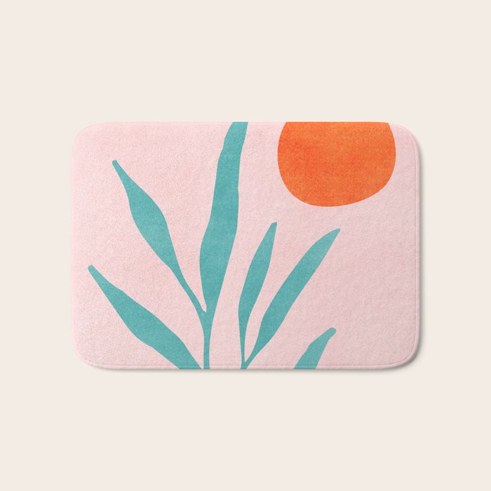 The Peaceful Place Abstract Landscape Bath Mat Gallery Image 1
