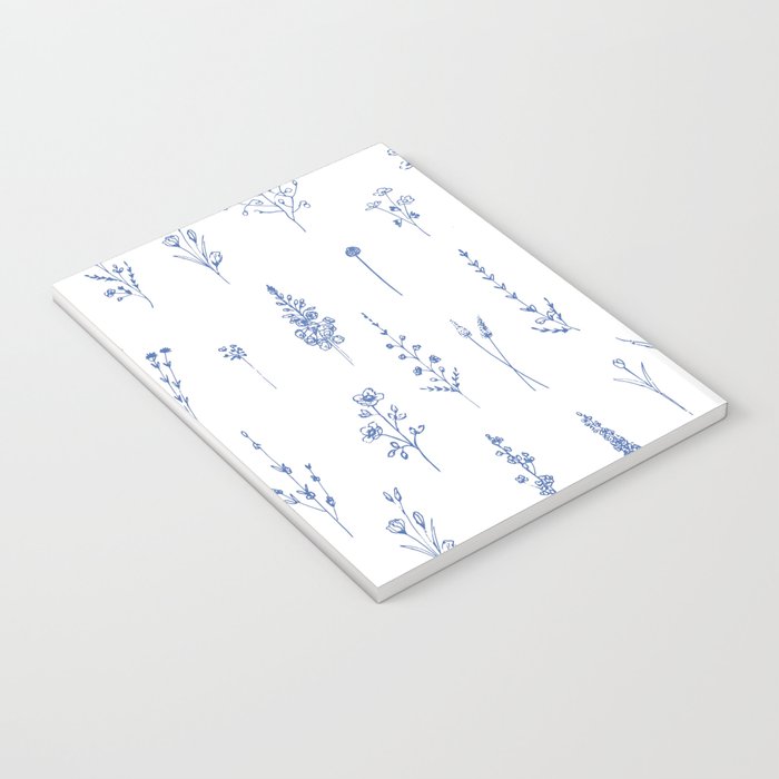 Wildflowers in blue Notebook Gallery Image 3