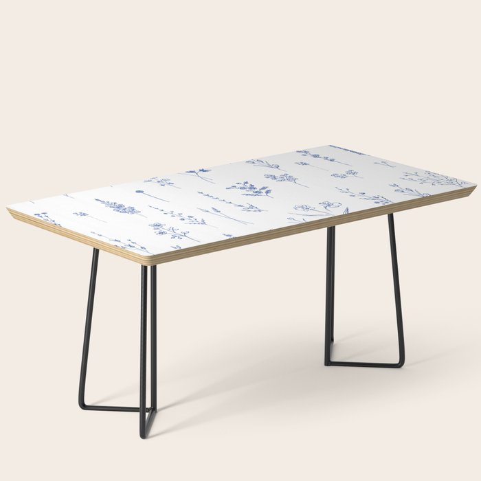 Wildflowers in blue Coffee Table Gallery Image 1