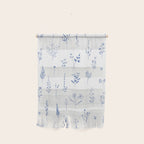 Wildflowers in blue Wall Hanging Gallery Image 1