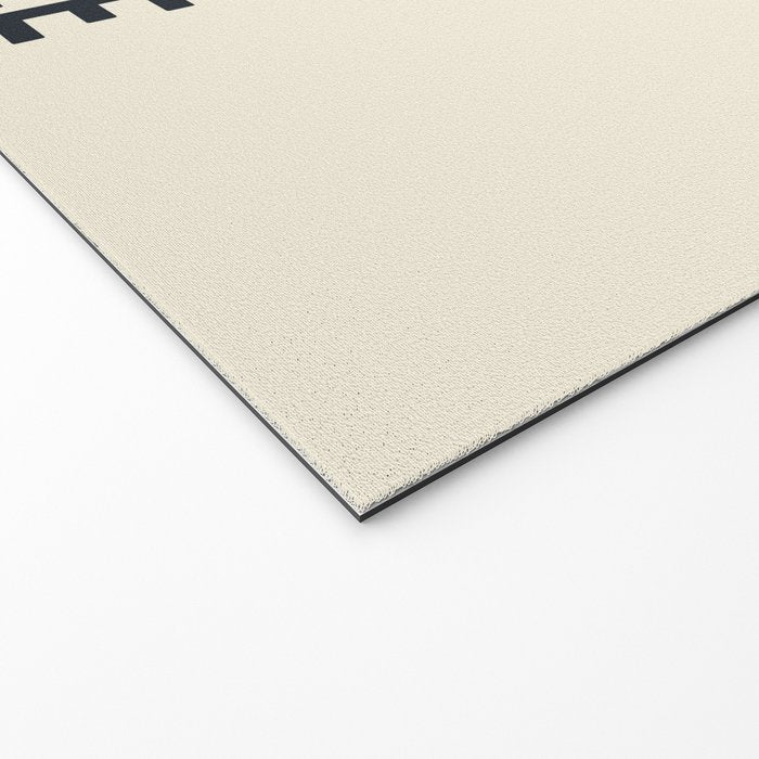 Work hard and be nice to people, vintage sign, inspirational quote, motivational, funny Welcome Mat Gallery Image 2