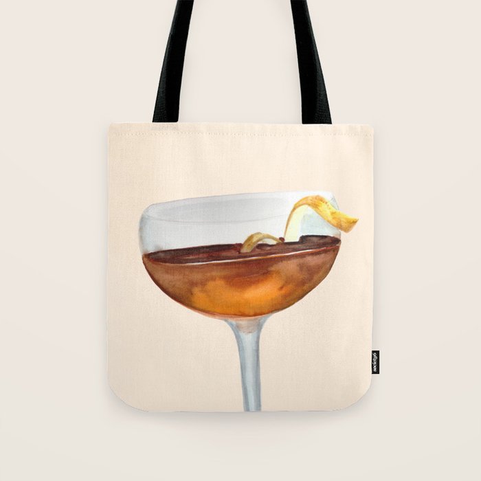 Espresso Martini: Retro Classic Cocktail 04 Tote Bag Gallery Image 1