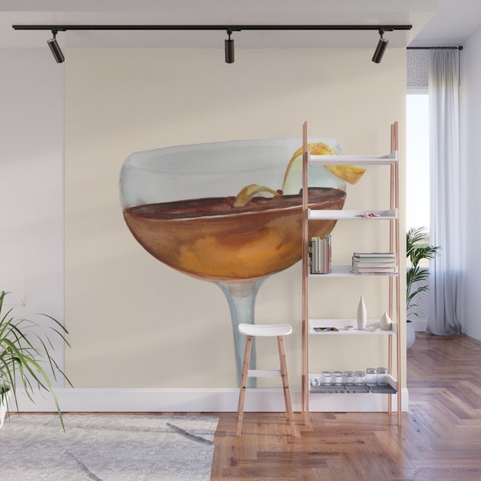 Espresso Martini: Retro Classic Cocktail 04 Wall Mural Gallery Image 1