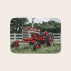 International Harvester Farmall 240 Red Tractor McCormick Deering Bath Mat Gallery Image 1