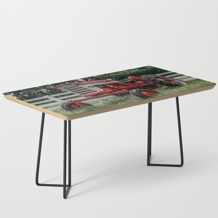 International Harvester Farmall 240 Red Tractor McCormick Deering Coffee Table Gallery Image 1