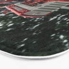 International Harvester Farmall 240 Red Tractor McCormick Deering Bath Mat Gallery Image 3