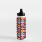 Geo Mod Shapes - Dark Water Bottle Gallery Image 3