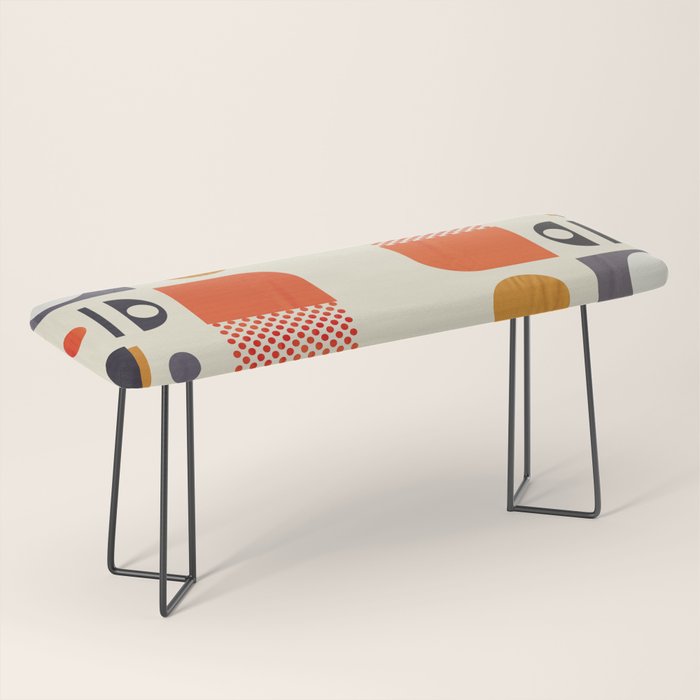 Mid-century no1 Bench Gallery Image 1