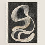 Monochrome Flow - Abstract Line Movement Jigsaw Puzzle Gallery Image 1