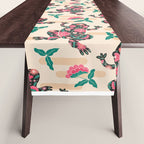 Frogs in bloom  Table Runner Gallery Image 1