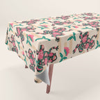 Frogs in bloom  Tablecloth Gallery Image 1