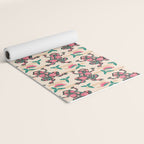 Frogs in bloom  Yoga Mat Gallery Image 2