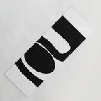 Captured White Background Yoga Mat Gallery Image 1