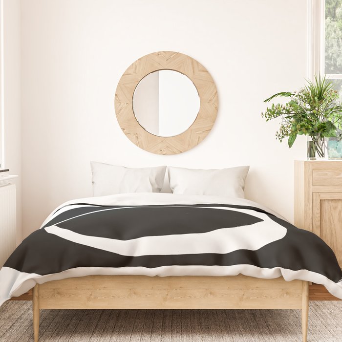 Captured White Background Duvet Cover Gallery Image 3