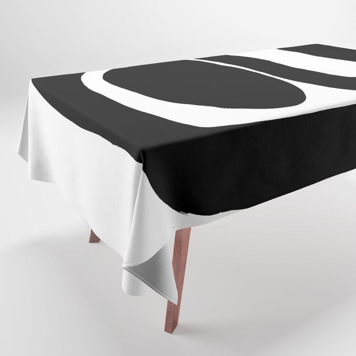Captured White Background Tablecloth Gallery Image 1