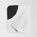 Captured White Background Throw Blanket Gallery Image 3