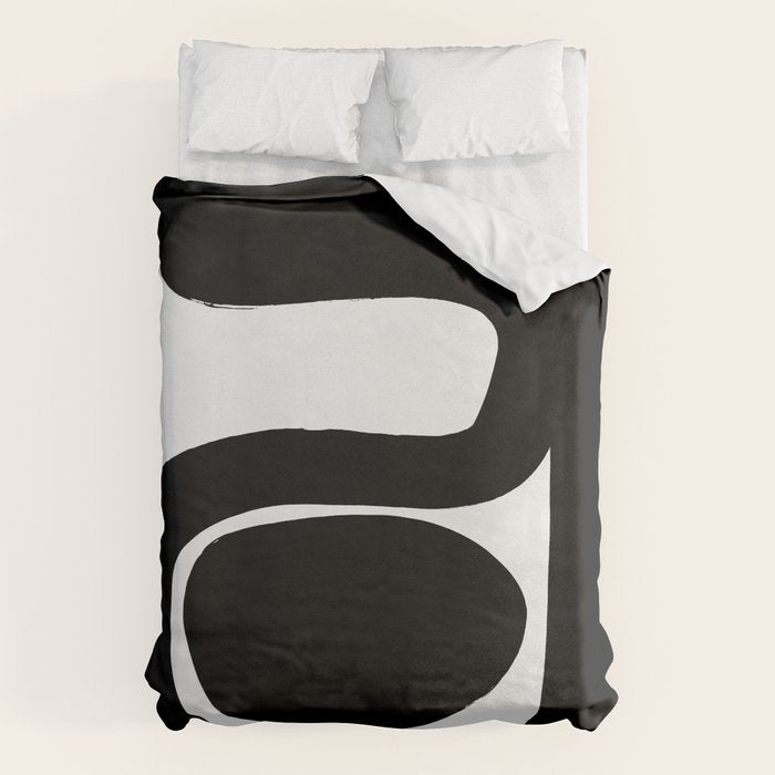 Captured White Background Duvet Cover Gallery Image 6