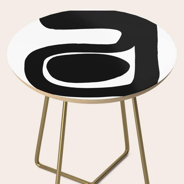 Captured White Background Side Table Gallery Image 2