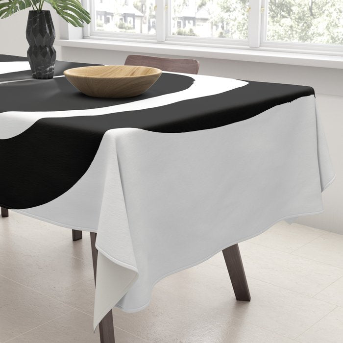 Captured White Background Tablecloth Gallery Image 3