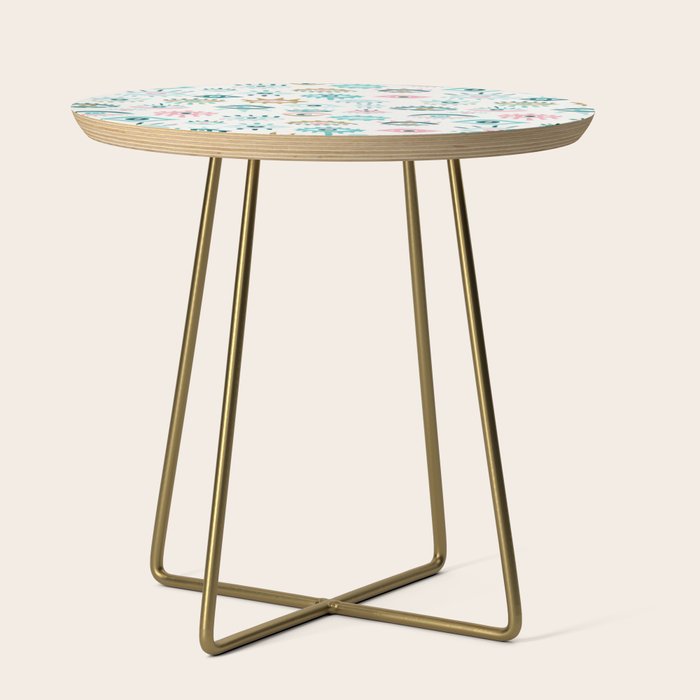 Mystic Eyes - Turquoise & Pink Side Table Gallery Image 1