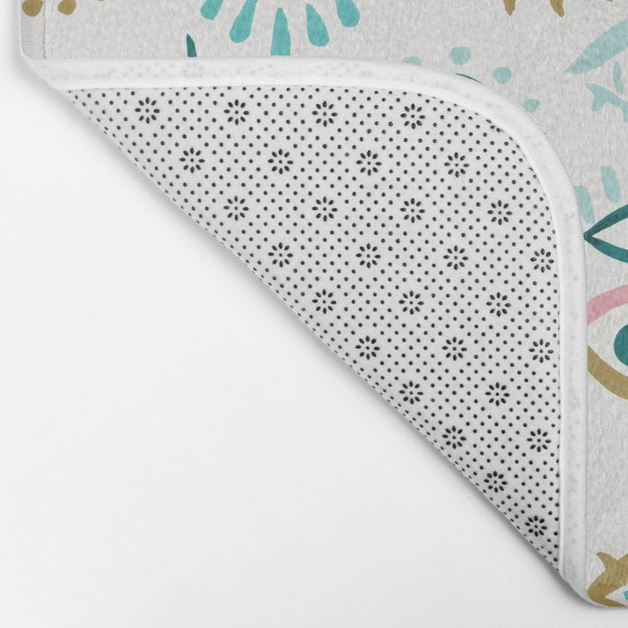 Mystic Eyes - Turquoise & Pink Bath Mat Gallery Image 2