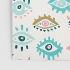Mystic Eyes - Turquoise & Pink Poster Gallery Image 3