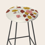 Colorful Poppy Flowers Stool Gallery Image 2