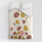 Colorful Poppy Flowers Duvet Cover Gallery Image 6