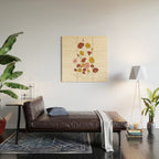 Colorful Poppy Flowers Wood Wall Art Gallery Image 2