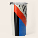 Mid Century Abstract Landscape Travel Mug Gallery Image 3