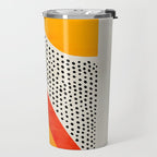 Mid Century Abstract Landscape Travel Mug Gallery Image 2