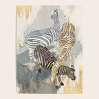 Metallic Zebras Poster Gallery Image 4