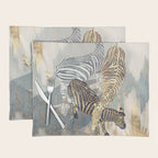 Metallic Zebras Placemat Gallery Image 1