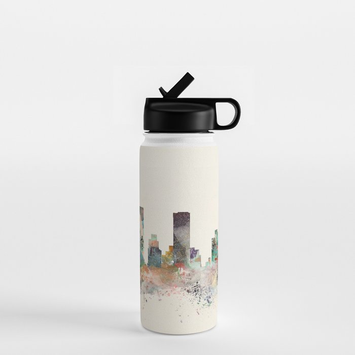 denver colorado skyline Water Bottle Gallery Image 1