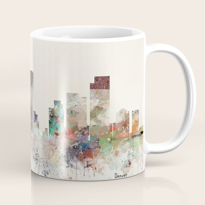 denver colorado skyline Coffee Mug Gallery Image 1