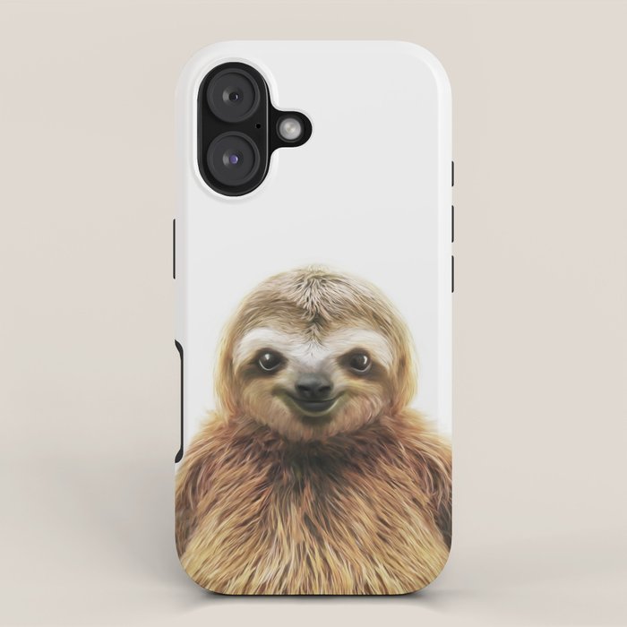 Young Sloth iPhone Case Gallery Image 1