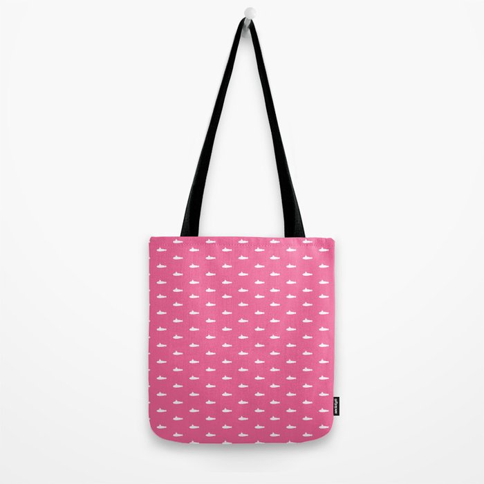 Tiny Submarines - Bright Pink Tote Bag Gallery Image 2