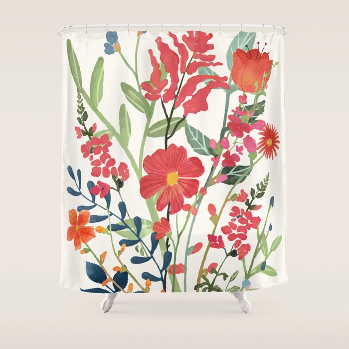 Beautiful Flowers Shower Curtain Gallery Image 1