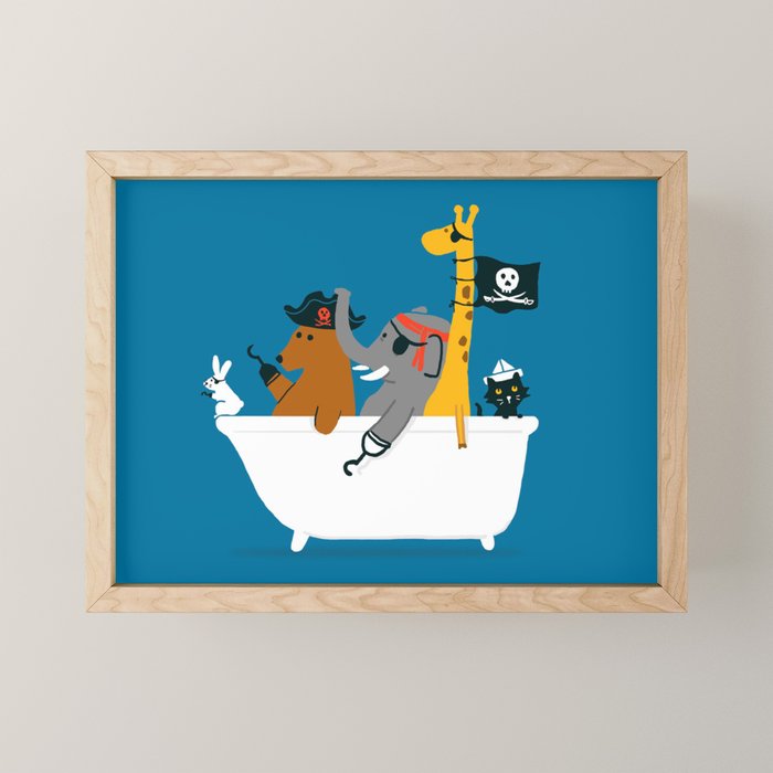 Everybody wants to be the pirate Mini Art Print Gallery Image 1