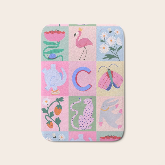 Claire Collage Bath Mat Gallery Image 1
