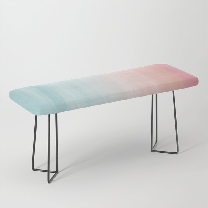 Touching Watercolor Abstract Beach Dream #1 #painting #decor #art #society6 Bench Gallery Image 1