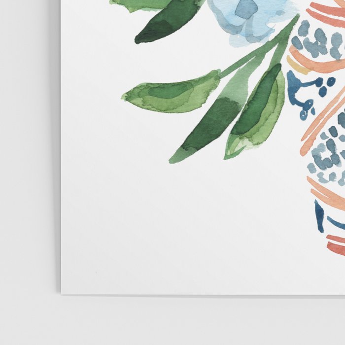 Peachy Florals Poster Gallery Image 3