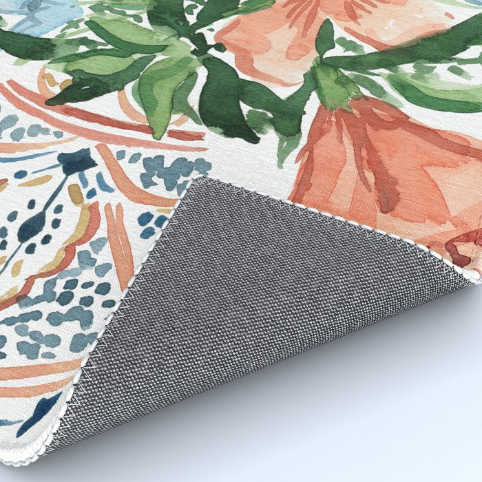 Peachy Florals Rug Gallery Image 4