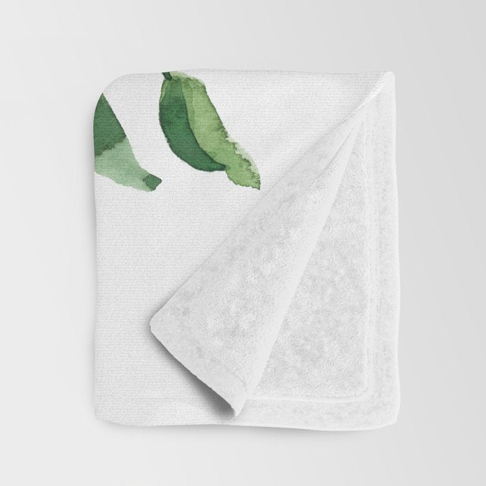 Peachy Florals Throw Blanket Gallery Image 3