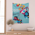 Coffee Time 1 Wall Tapestry Gallery Image 2