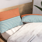 Sunrise Sunset IV - Orange Blue Pillow Sham Gallery Image 2