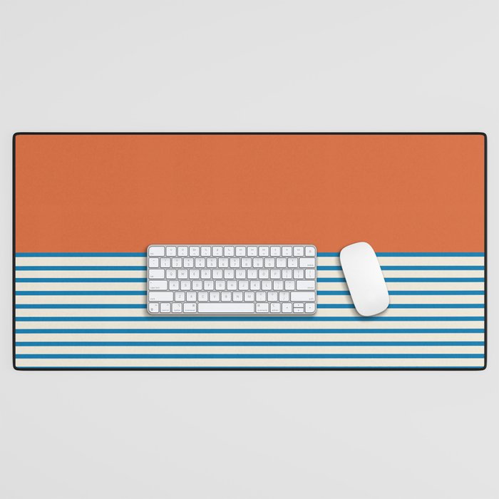 Sunrise Sunset IV - Orange Blue Desk Mat Gallery Image 1