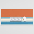 Sunrise Sunset IV - Orange Blue Desk Mat Gallery Image 1