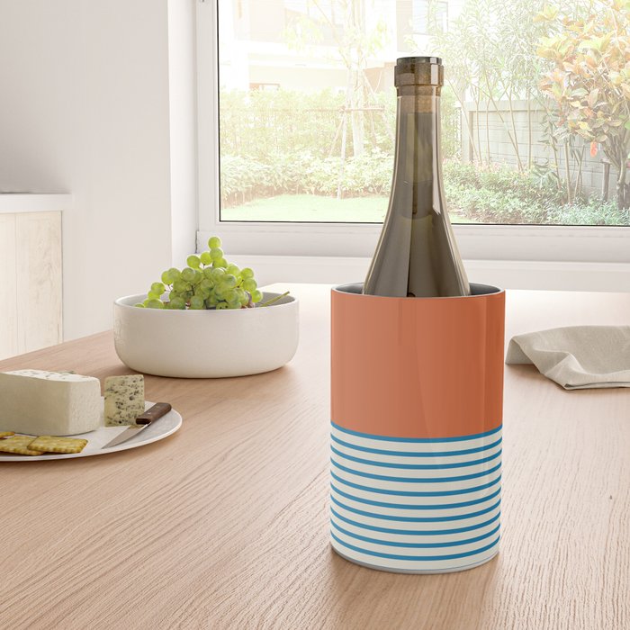 Sunrise Sunset IV - Orange Blue Wine Chiller Gallery Image 4